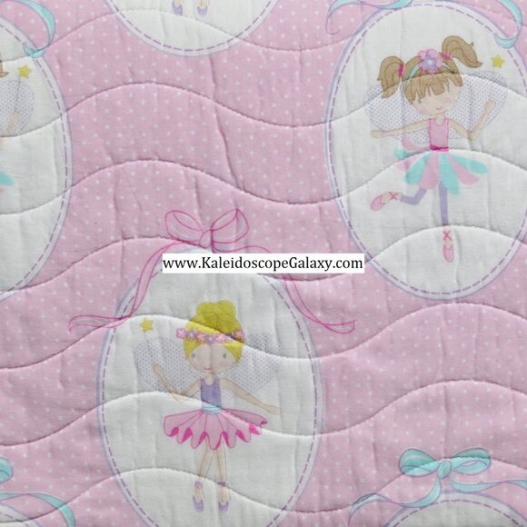 8 Piece Ballerina Fairies Twin Quilt ~ Sheets ~ 3 Throw Pillows ~ Ballet NEW - Picture 10 of 14